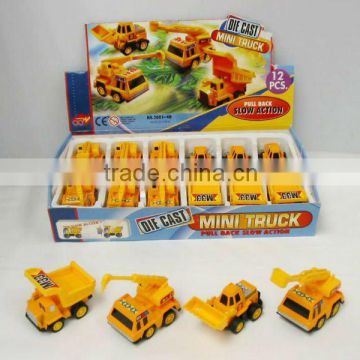 HOT Sale Alloy Diecast Truck Pull Back Car Mini Metal School bus Toys