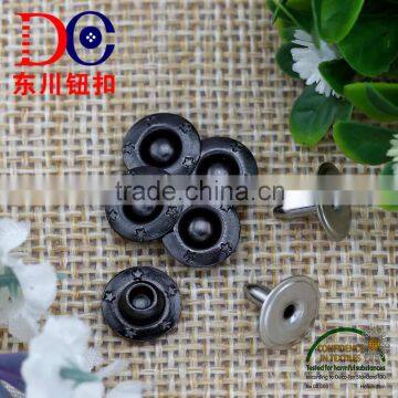 9mm Leather Rivet Studs Star Logo for Fashion Style Jacket Garment photo-5