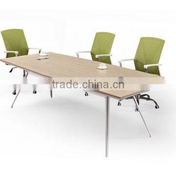 L shape Laminated Simple work room factory modular conference room table