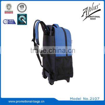 New products trolley bag trolley backpack with wheels 2107#