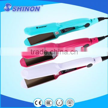 Wholesale titanium coating hair straightener digital hair straightener