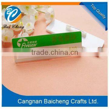 Arcylic name badge with cheap price and good quality
