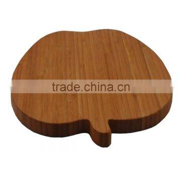 apple shape bamboo chopping cutting board wholesale