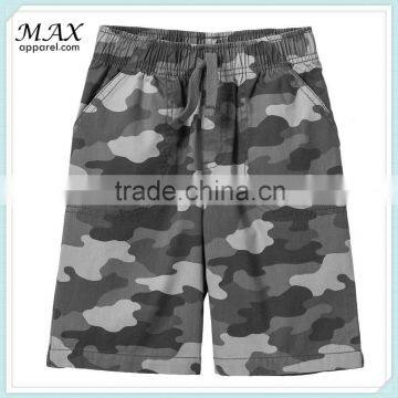 Children Shorts Boy Board Shorts with Elastic Waistband Knee Shorts