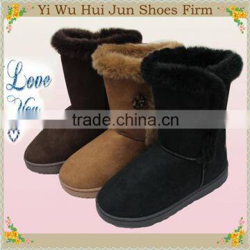 2016 Factory Direct Hot sale New Fashion Cheap Price Warm Suede women Winter Snow Boots