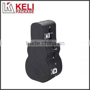 Personalized violin shape PU leather wine bottle hand bag