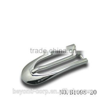 High quality semielliptical ladies 20mm chrome polished bling bling pin slim belt buckle                        
                                                Quality Choice
                                                                    Supplier