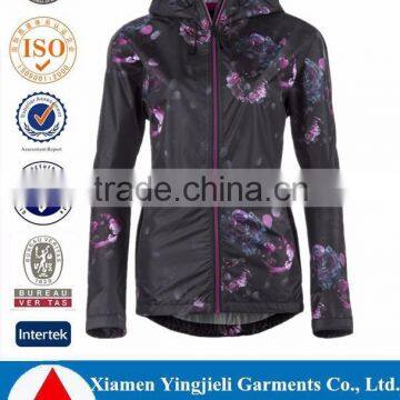 Woman's Reflective Safety Waterproof Rain Jacket Fabric