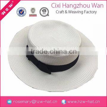 Wholesale china import white knitted paper hat with bowknot