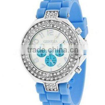 New analog Silicone Watches new square silicone jelly watch