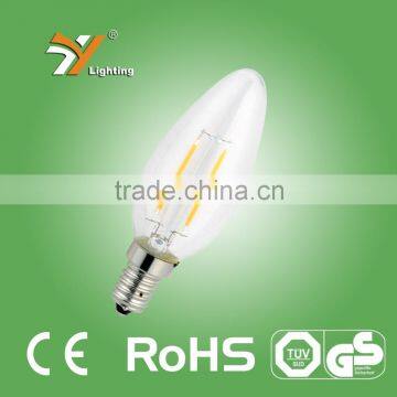 2015 New Product 4W LED Filament Artificia Candle Bulb Light E14/E12 With Bulb CRI 80 photo-2