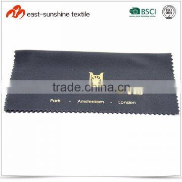 Sunglasses Cleaning Microfiber Cloth with Gold Stamping                        
                                                Quality Choice