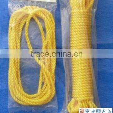 3- Strand Yellow Polypropylene Rope