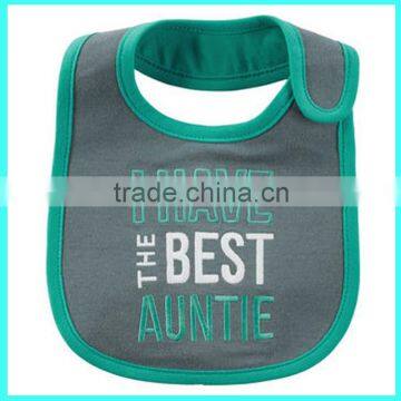 Top quality baby bib waterproof drooler bibs baby bib waterproof backing