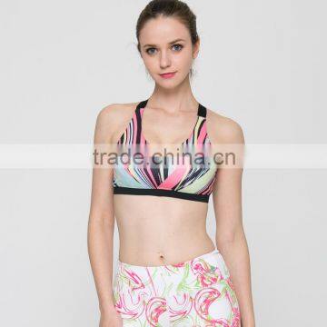 NYLON/SPANDEX Material and Sportswear Product Type sport yoga bra