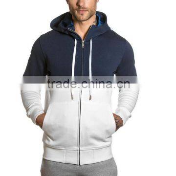 Wholesale custom high quality plain sports hoodies two tone hoodies