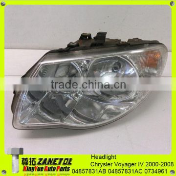 Auto Headlight Head Lamp 04857831AB 04857831AC 0734961 For 2000-2008 Chrysler Voyager IV 2001-2007 Dodge Caravan III