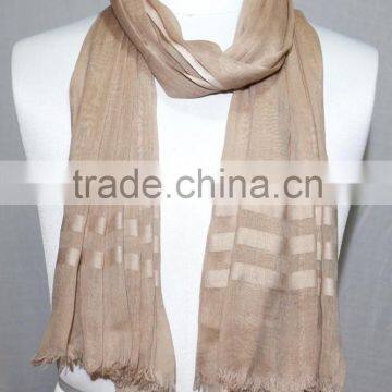 Cotton silk scarves cotton silk pashmina from india