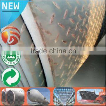 8mm thick checkered chequered mild carbon steel plate