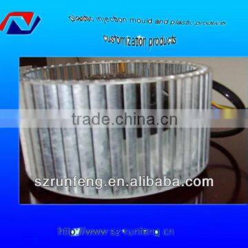 Metal centrifugal turbine for motor