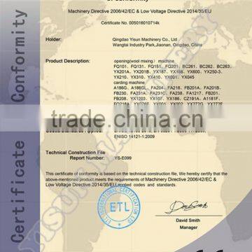 Wool/fiber/cashmere Mixing Machine BC262 With Low Price Factory Made photo-2