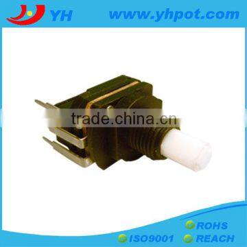 jiangsu 17mm high power rotary 100k digital potentiometer with on/off switch