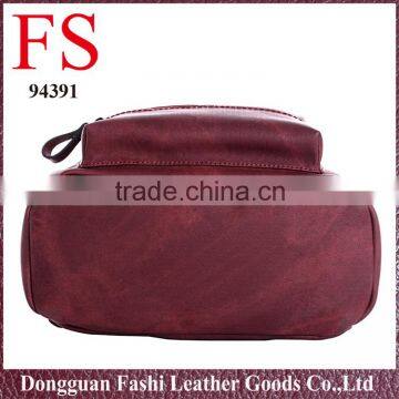 Vintage Leather Backpack Women Fashionable Casual Style PU Backpack Korean Style