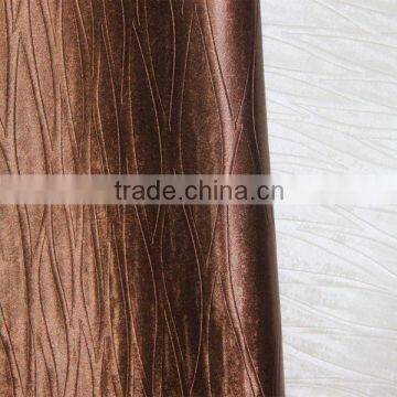 Semi PU Embossed Upholstery Leather for Home Decoration and Furniture Usage photo-2