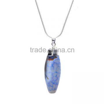 Jewelry 2016 Hot Gemstone Necklace Crystal Stone Pendant Necklace photo-3