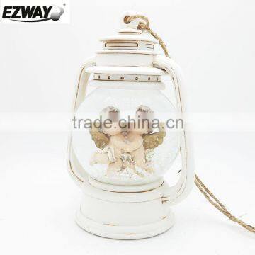 Decoration Fashion Design Cute Resin Moroccan Lantern White