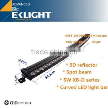 EK LIGHT - 9-60VDC High Brightness 3D reflector LED Light Bar 60W 90W 120W 150W 180W amber led light bar