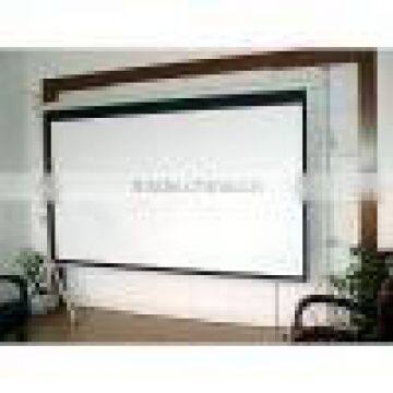 pvc matt grey projection screen fabric(front projection)