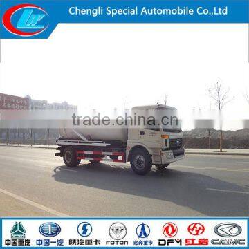 4X2 Vacuum Sewage Suction Truck, Foton sewage pump truck, 8cbm Sewage Sucking Tanker Truck for sale