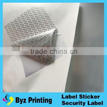 hot sale Custom printing scratch label/security adhesive scratch off stickers in Lidun brand