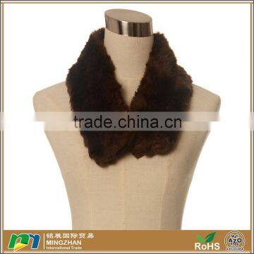 Fashion Winter Black Soft Cozy Fake Fur Warm Scarf For Women