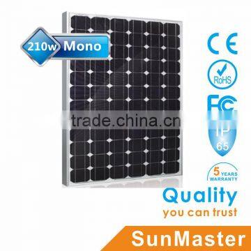 SunMaster 210w Mono Solar Panel SM210M