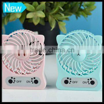 New Arrival Mini Mirror Led Portable Battery Operated Fan