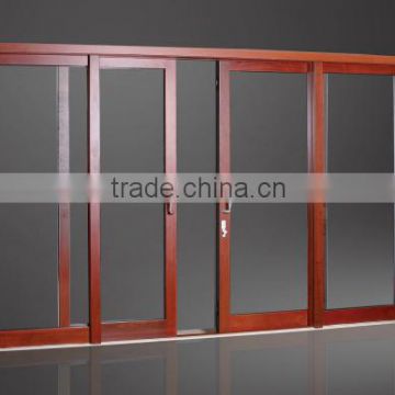 SDW130 wood clad aluminum sliding door