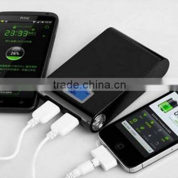 Dual USB Output With LED Indicator Popular 12000mah Power Bank photo-3