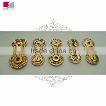 Manufacturer custom suit button bulk metal buttons jean button