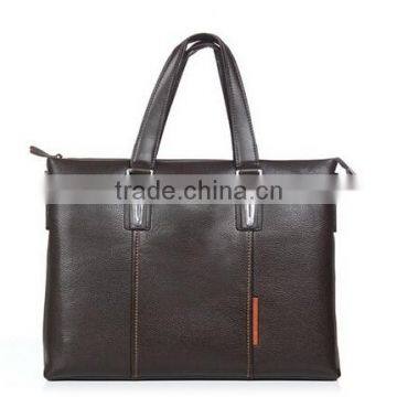 custom design leather hand bags for hp laptop bags use business men