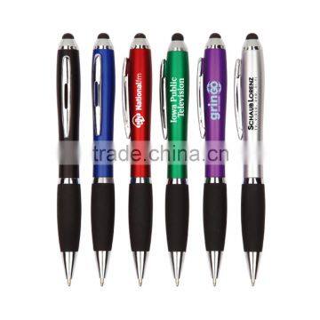 rubber grip fat pen with touch stylus Factory price promotional fashionable