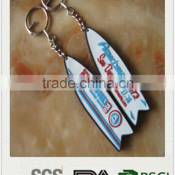 2016 Promotional cheap custom 3d double side soft pvc keychain