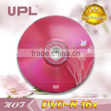 Wholesale price dvd-r 4.7GB 120min 16X blank dvd-r