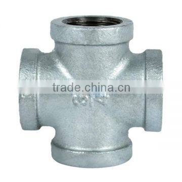 Galvanized Steel Pipe Fitting Cross