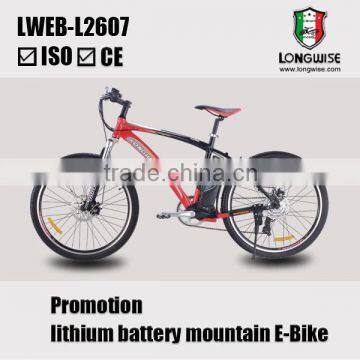 26"electric mountain bike pedelec bicycle SHIMANO 7 SPEED motor bicycle