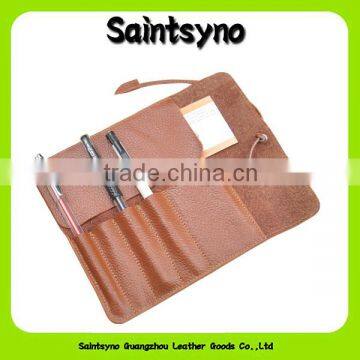 13006 Genuine leather pencil pouch pen pouch