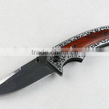 OEM Hunting Knife Application and rose wood Handle Material knife