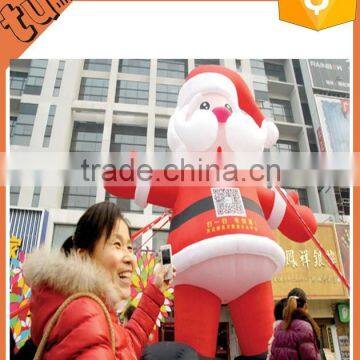 hot sale inflatable christmas santa claus / santa claus inflatable for inflatable santa decoration