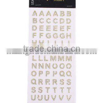 Crystal Rhinestone Letter Sticker